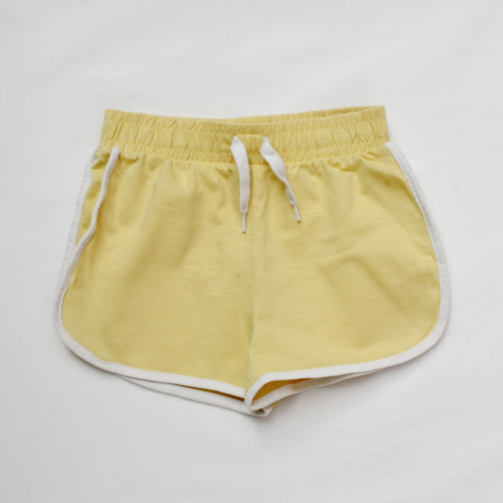 8 év Sárga pamut short 128