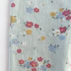 Kép 2/2 - Bordázott virágmintás halvány zsályazöld pamut kislány leggings – Matalan, 86-os méret