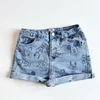 Kép 1/3 - Disney mintás elasztikus farmer short 12-13 éves lányoknak – 158