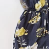 Kép 2/2 - 122-es Next virágmintás viszkóz nyári playsuit fodros ujjal