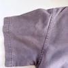 Kép 2/2 - 122-es világos padlizsán színű kapucnis Zara kislány farmer overall – 7 év