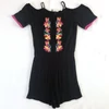 Kép 1/2 - 11 év Fekete hímzett playsuit 146