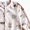 Kép 2/2 - H&amp;M kutyás pamut pizsama overall, használt babaruha, 98-as méret
