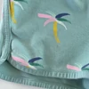 Kép 2/2 - 2-3-eves-turkiz-pamut-kislany-short-palmafakkal-marksandspencer-98