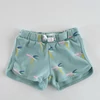 Kép 1/2 - 2-3-eves-turkiz-pamut-kislany-short-palmafakkal-marksandspencer-98