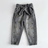 Kép 1/2 - 3-4 éves Next hímzett Mom Jeans farmernadrág 104
