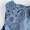 Kép 2/2 - Extra puha tencel nyári kislány overall csipkével, Next, 68-as méret