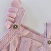 Kép 2/2 - TU finomkötött kislány pamut napozó – 86-os, elegáns, használt babaruha
