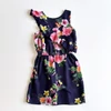 Kép 1/2 - Virágmintás fodros nyári viszkóz playsuit kislánynak – Lipsy, 116