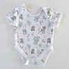 Kép 1/2 - 62-es Disney Bambi és Marie cica mintás pamut rövid ujjú kislány body