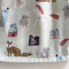 Kép 2/2 - 68-as Marks&amp;Spencer kord fodros állatmintás kislány ruha