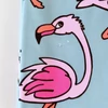 Kép 2/2 - Next UPF 50+ flamingós kislány fürdőruha cipzárral – 68-as méret, 3–6 hónapos