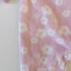 Kép 2/2 - 68-as Pure Baby rózsaszín virágmintás polár rugdalózó kislánynak – 3–6 hónap