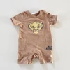 Kép 1/2 - Disney világosbarna pamut napozó Simba mintával – 68-as