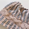 Kép 2/2 - Rózsaszín csíkos pamutvászon lány playsuit – River Island, 122