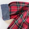 Kép 2/2 - 74-es H&amp;M karácsonyi kockás hosszú ujjú kisfiú pamut ing