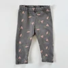 Kép 1/2 - 74-es H&amp;M szürke virágmintás kislány leggings – 6-9 hónap