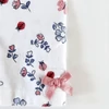 Kép 2/2 - 74-es virágmintás pamut kislány leggings masnival – George