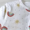 Kép 2/2 - 86 Szivárványos pamut rugdalózó