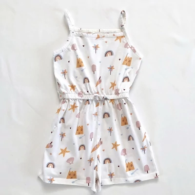 104 Mintás pamut playsuit
