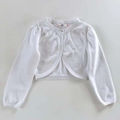 110-es fehér boleró kardigán kislánynak – John Lewis