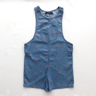 116 Hímzett farmer playsuit