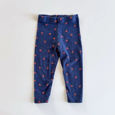 Next almás pamut leggings, használt babaruha, 86-os méret
