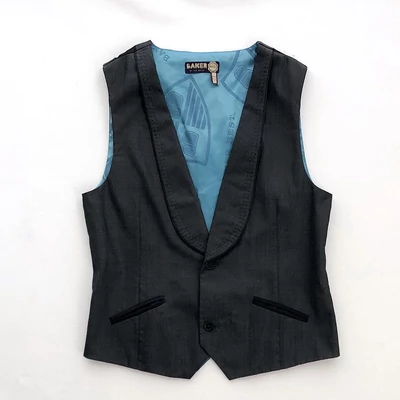 12 év Ted Baker sötétszürke alkalmi mellény 152