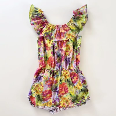 Next színes ananászos playsuit kislányoknak, 140-es méret