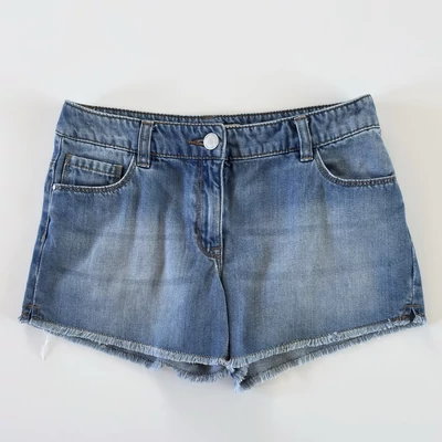 Next rojtos aljú 166-os farmer short tinilányoknak, világoskék pamutból