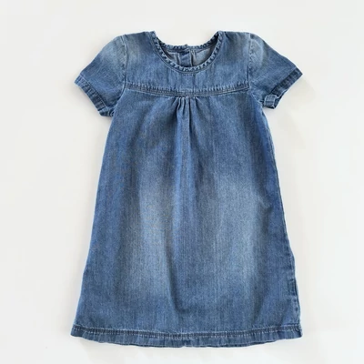 Vékony pamutból készült farmerruha kislányoknak, Matalan, 116-os méret