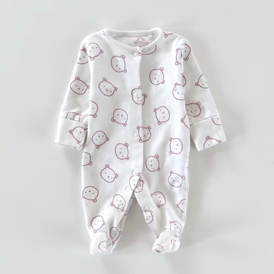 50-es Next macis pamut unisex rugdalózó fehér alapon lila mintával