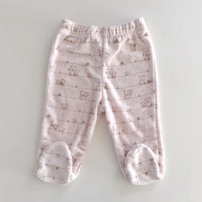 62-es cicás–macis plüss lábfejes nadrág kislánynak – Dimo