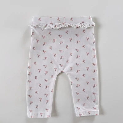 62-es Matalan fehér virágmintás fodros kislány leggings – 0-3 hónap 62-es Matalan fehér virágmintás fodros kislány leggings – 0-3 hónap