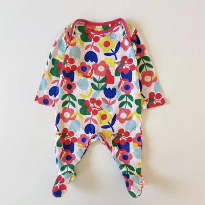 62-es Miniclub pamut virágmintás rugdalózó kislánynak 62-es Miniclub pamut virágmintás rugdalózó kislánynak