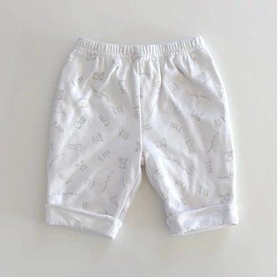 62-es Next fehér pamut nadrág újszülött babának