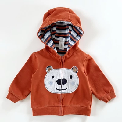 68-as macis pamut kapucnis kardigán kisfiúnak C&A 68-as macis pamut kapucnis kardigán kisfiúnak C&A