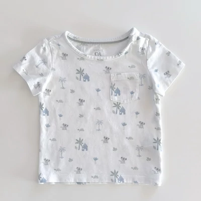 74-es pamut koalás mintás rövid ujjú póló kisfiúnak – C&amp;A, 6–9 hónap