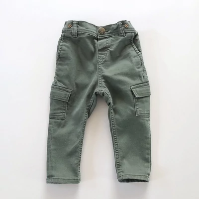 80 Khaki cargo farmer nadrág