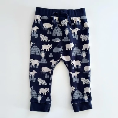 86-os sötétkék állatos melegítőnadrág kisfiúnak – George