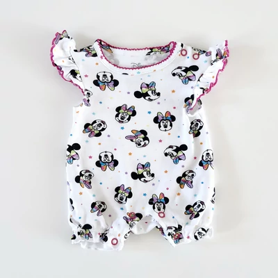 Primark Minnie Mouse mintás kislány pamut napozó – 50-es, használt babaruha