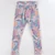 140-es Next pasztell levélmintás kislány sport leggings