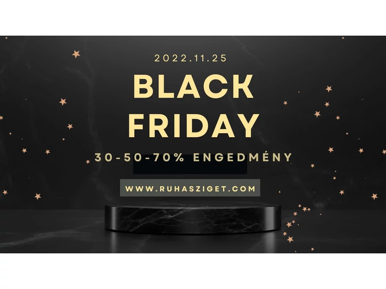 Black Friday a ruhasziget.com- on