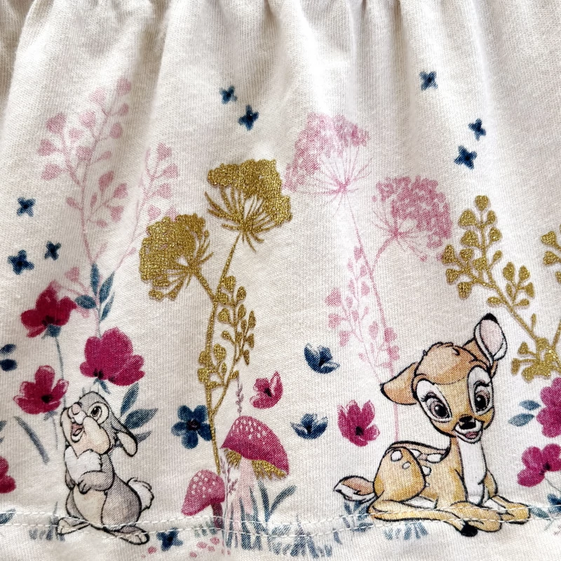 1 hónapos Bambi virágos pamut tunika 56