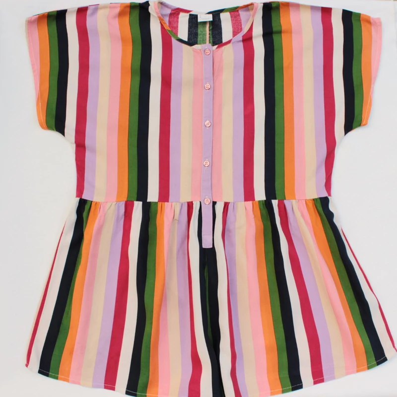 10 év Next csíkos lezser playsuit 140