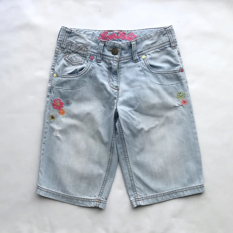 10 év Next hímzett farmer short 140