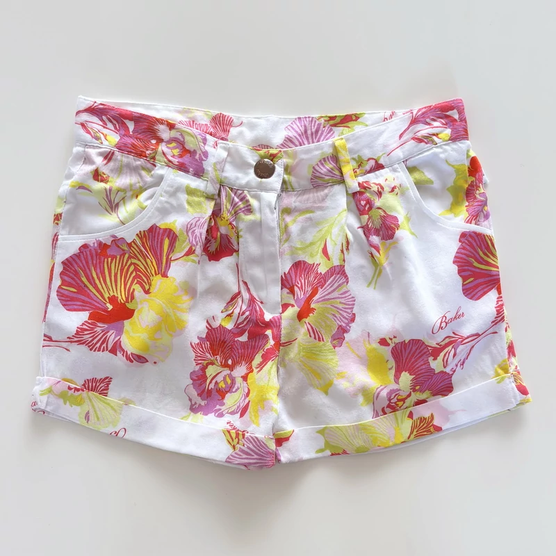 Ted Baker virágos pamut short 10 éves lányoknak, 140-es méret