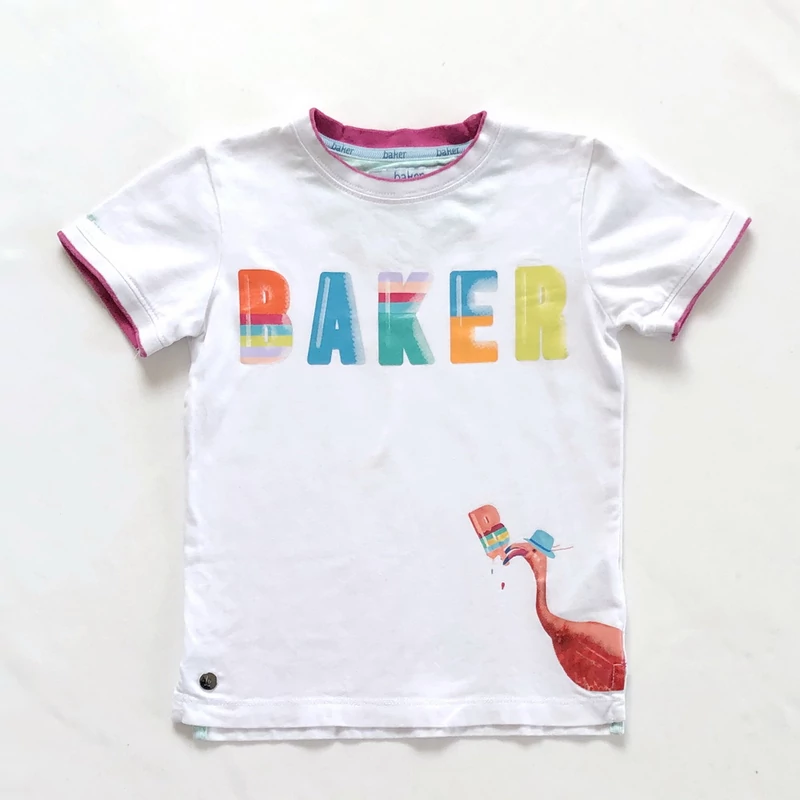 104 Ted Baker flamingós pamut póló