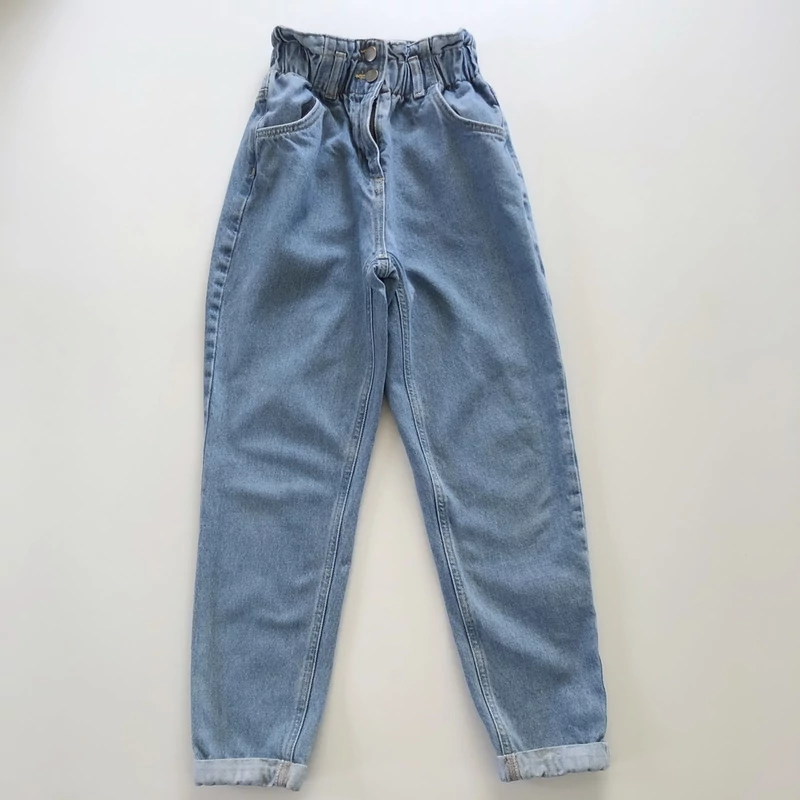 11 év Paper bag Mom Jeans farmer nadrág 146
