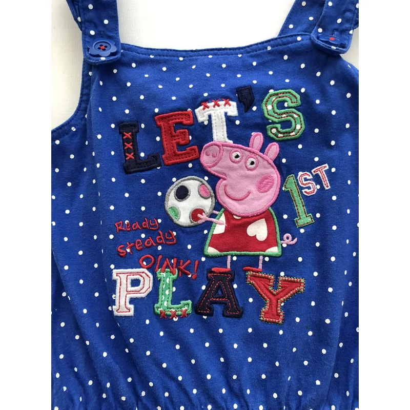116 Peppa Pig pamut playsuit
